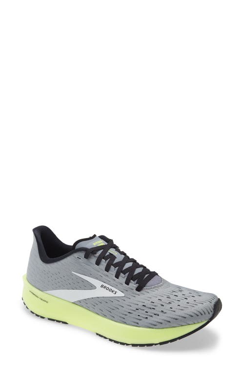 Brooks Hyperion Tempo Running Shoe in Grey/Black/Nightlife