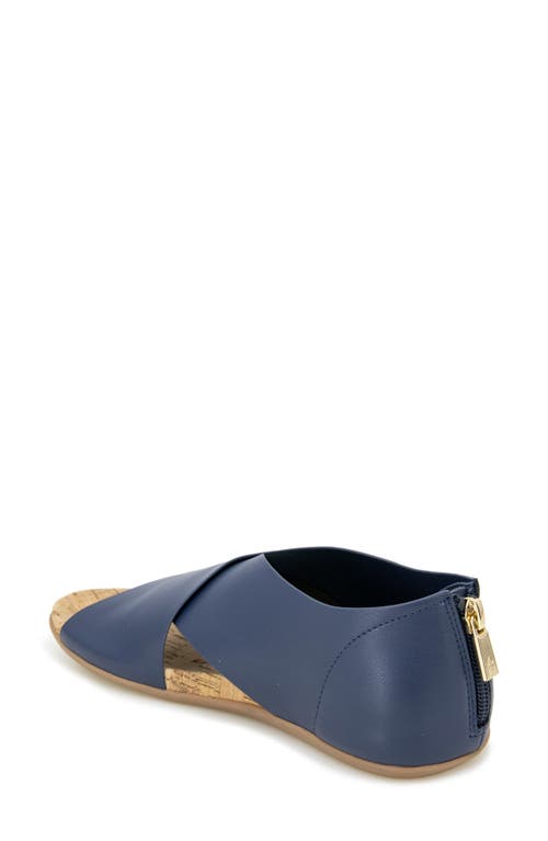 Reaction Kenneth Cole Selena Sandal In Navy Stretch