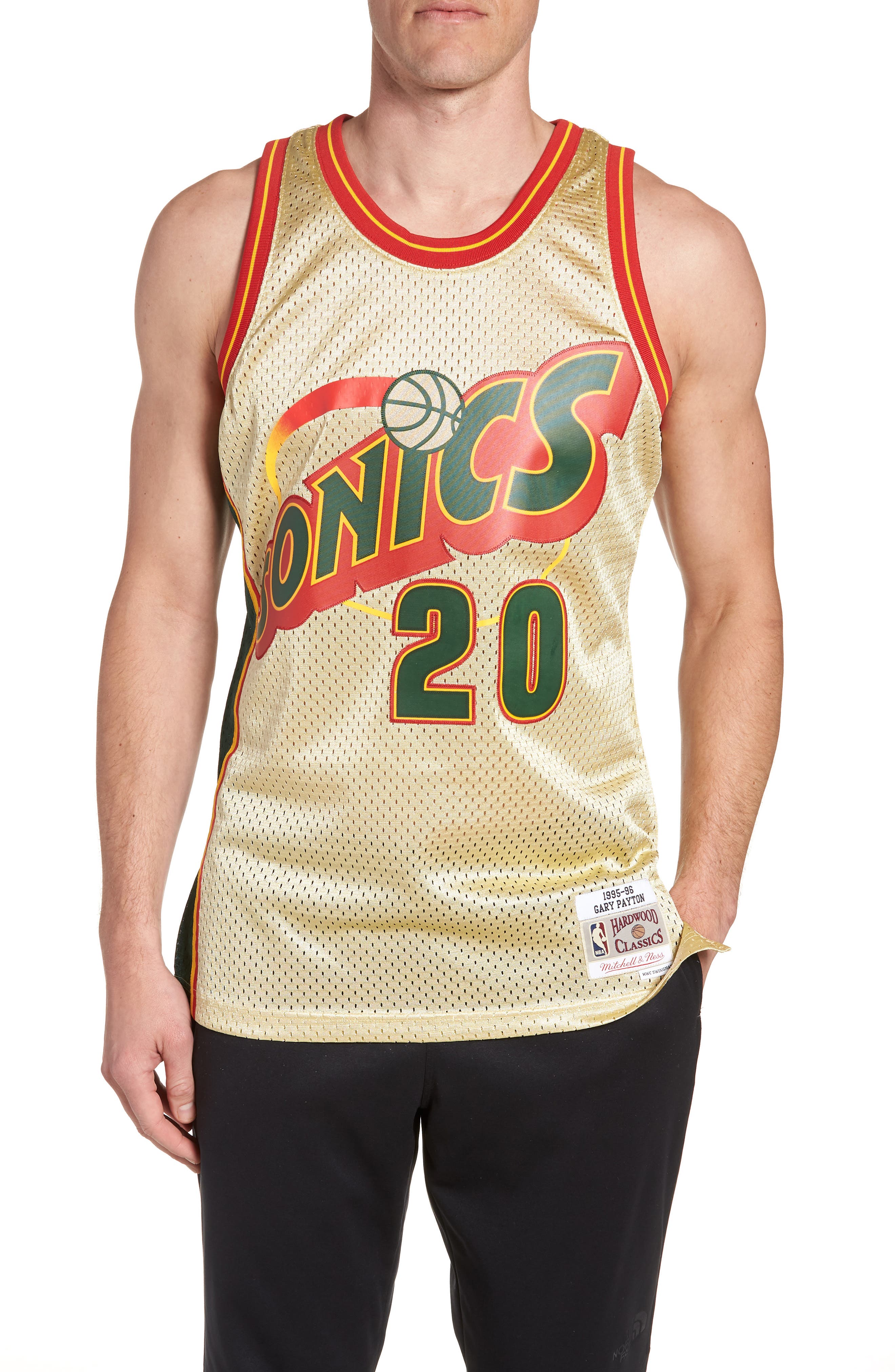 Mitchell & Ness NBA Gold Payton Jersey Nordstrom