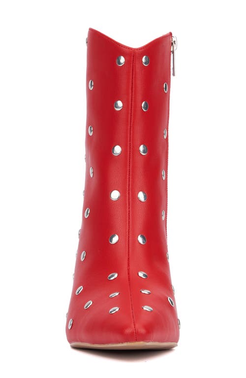 Shop New York And Company Krissette Stud Boot In Red