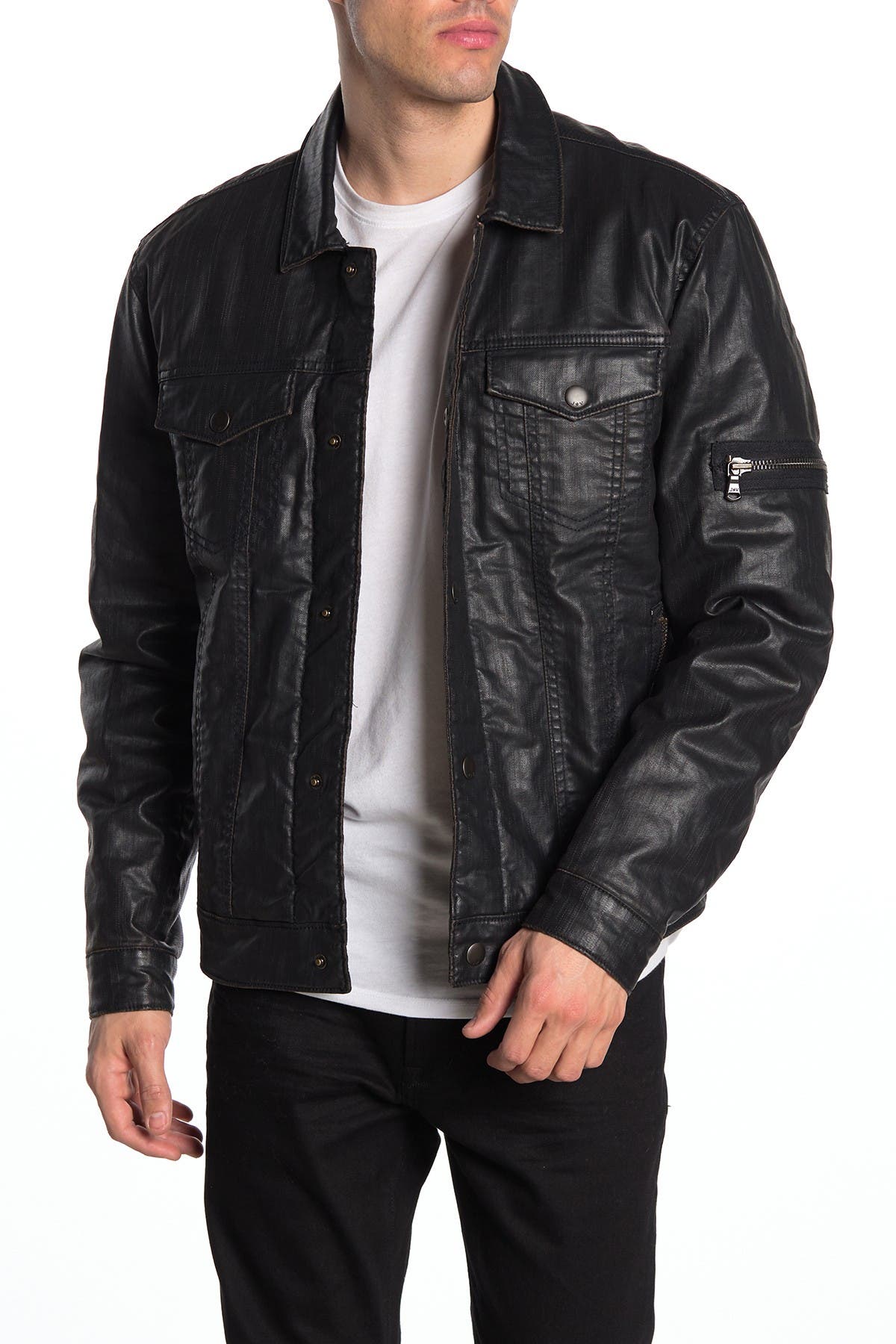 john varvatos denim trucker jacket