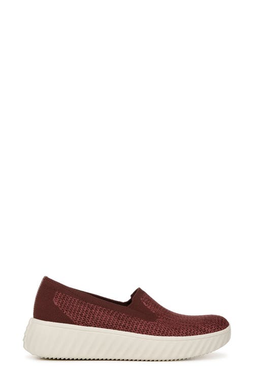 Shop Bzees Wednesday Slip-on Platform Sneaker In Sangria Heathered Knit