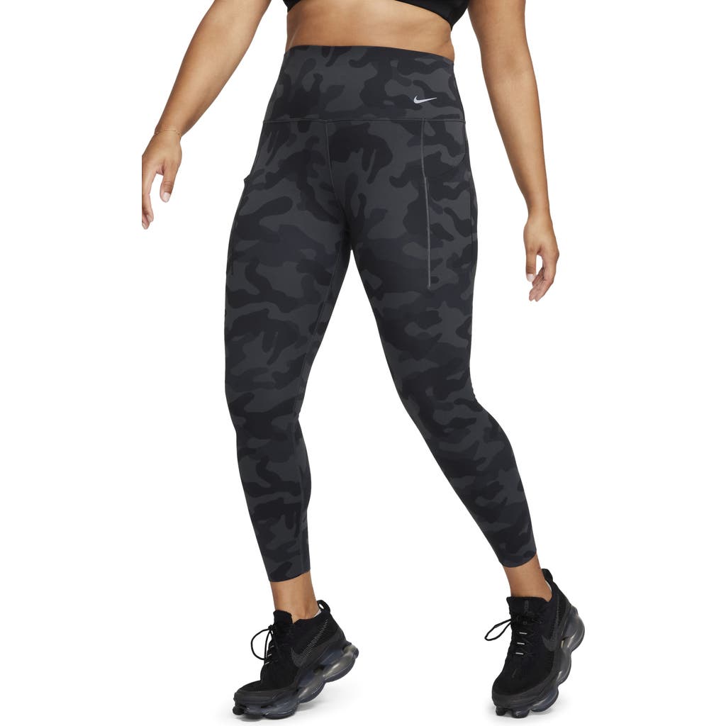 Nike Universa Dri-fit High Rise 7/8 Tights In Black