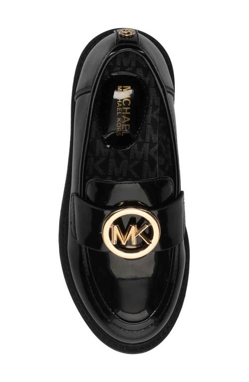 Shop Michael Michael Kors Kids' Madeline Platform Loafer In Black