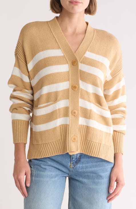 Stripe Sharon V-Neck Emmett Cardigan