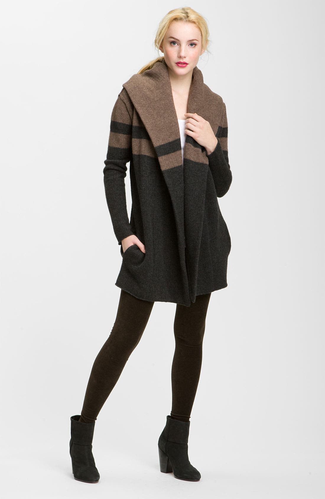 Vince Colorblock Blanket Sweater Nordstrom