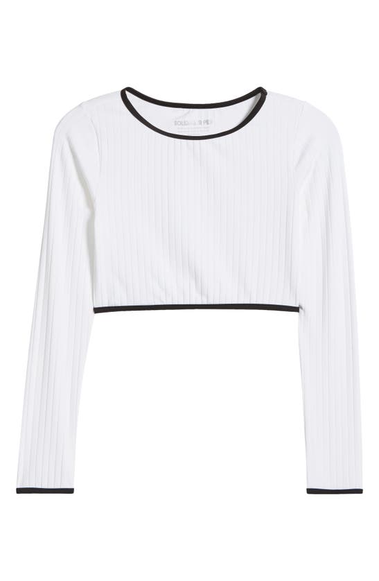 SOLID & STRIPED SOLID & STRIPED THE RASHGUARD SWIM TOP
