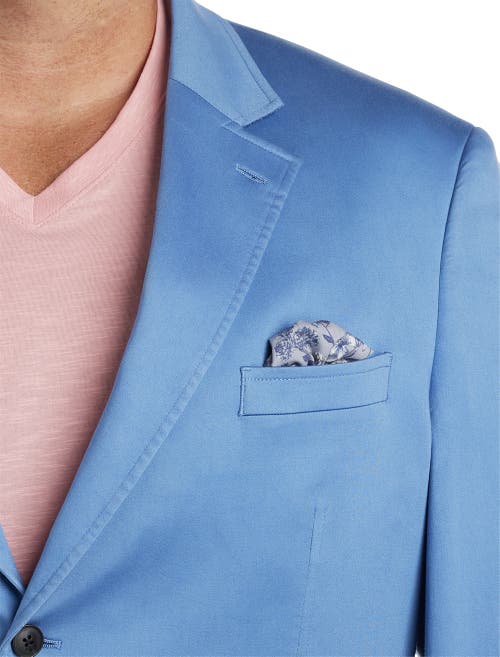 Shop Oak Hill By Dxl Floral-lined Sport Coat In Blue