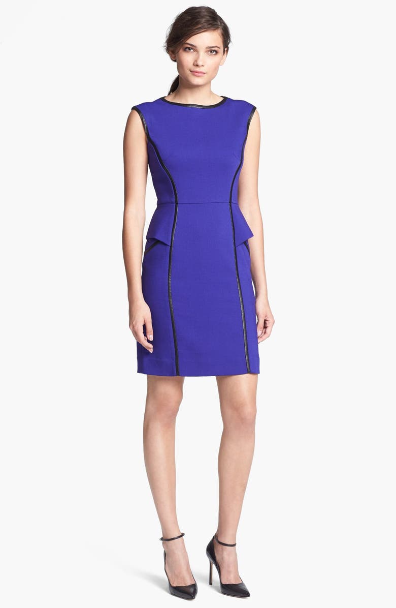 Milly Piped Peplum Sheath Dress | Nordstrom