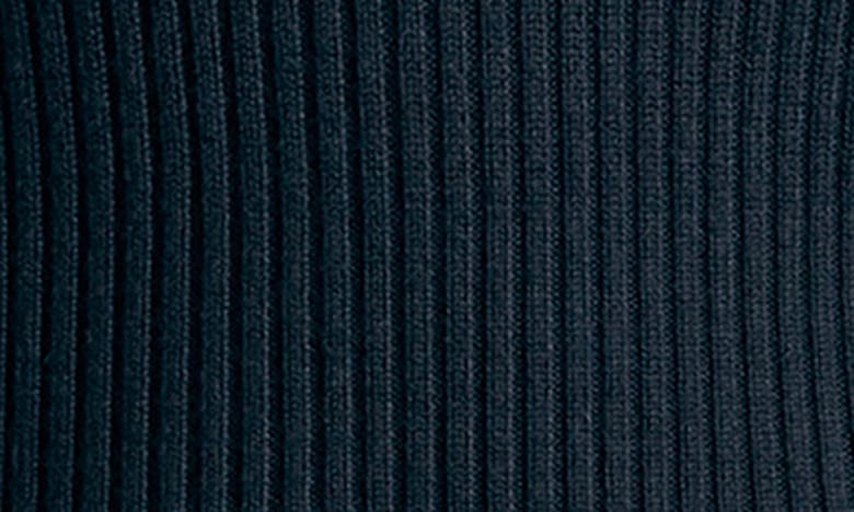 Rag & Bone Icons Rib Merino Wool Crewneck Sweater In Navy