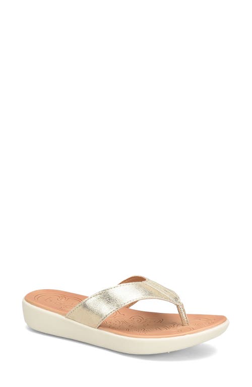 Shop B O C Aimee Hanger Lightweight Sandal In Champagne Metallic