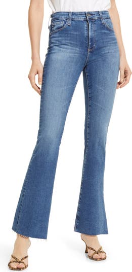 AG Farrah High Waist Fray Hem Bootcut Jeans | Nordstrom