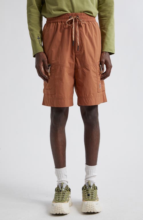 Moncler Grenoble Ripstop Shorts Brown Ginger at Nordstrom,