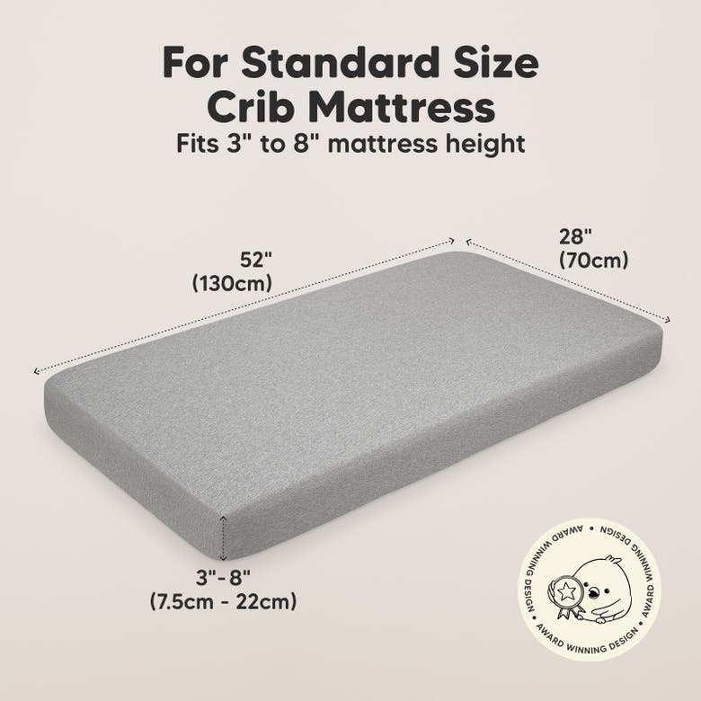 Keababies Soothe Fitted Crib Sheet In Cloud