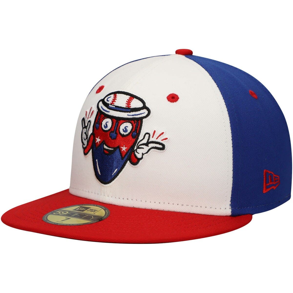Casquette ajustée 59FIFTY pour homme Syracuse Mets de New Era Orange Authentic Collection