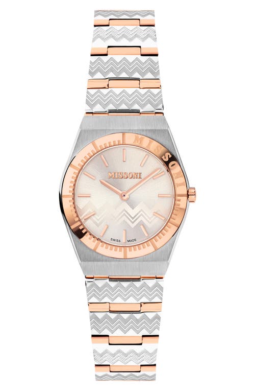 Shop Missoni Milano Bracelet Watch, 29mm In Two Tone