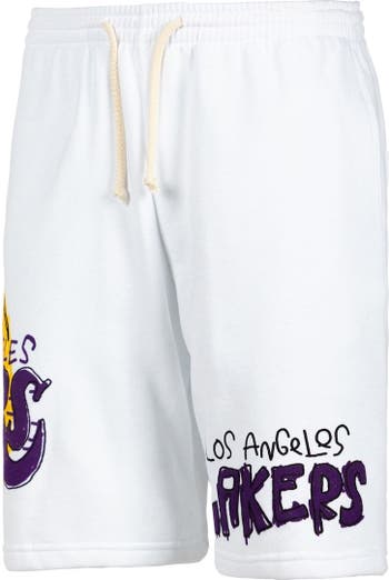 After School Special x NBA Men Lakers Doodle Shorts (white)