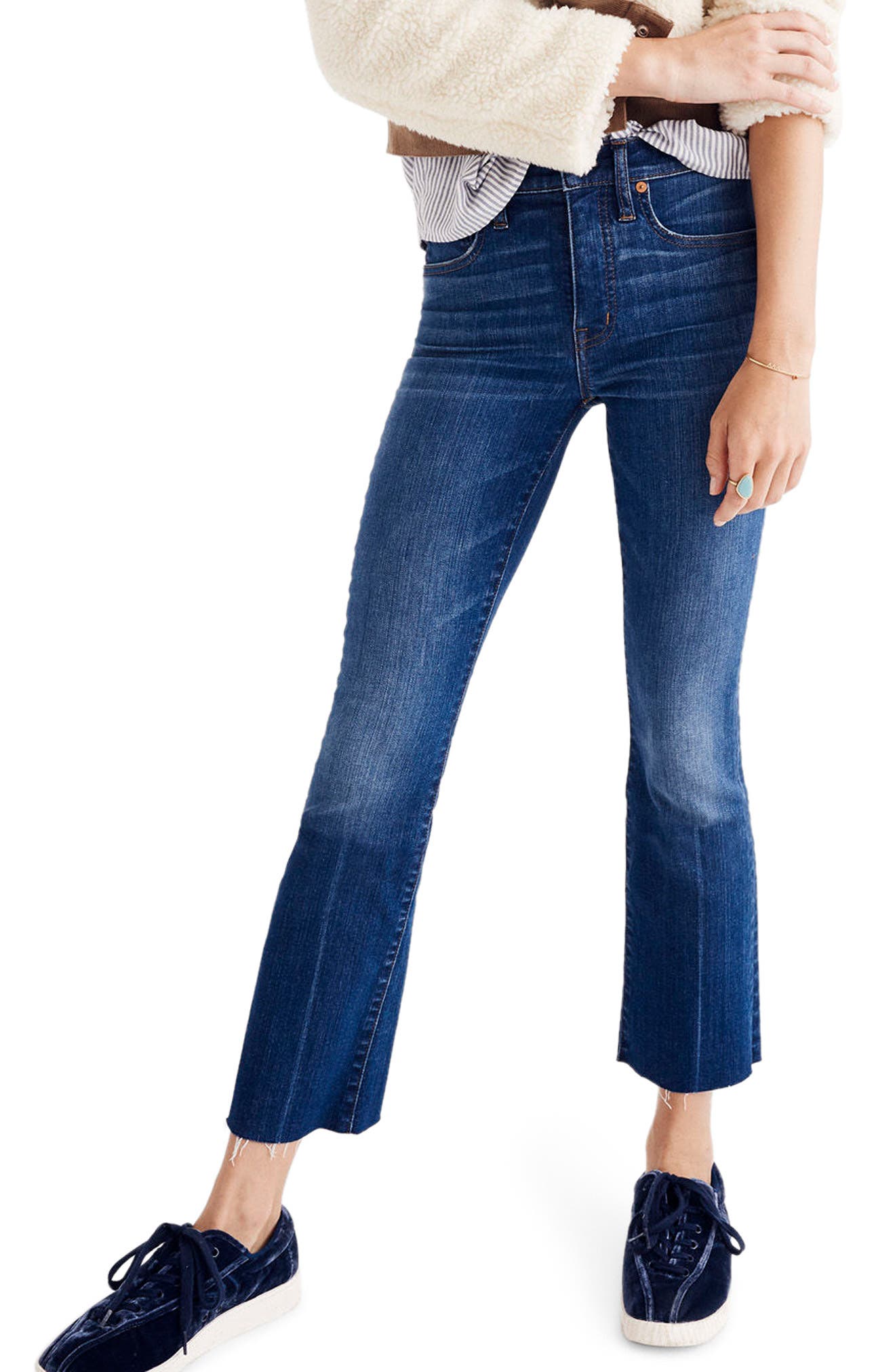 madewell cali raw edge demi boot jeans