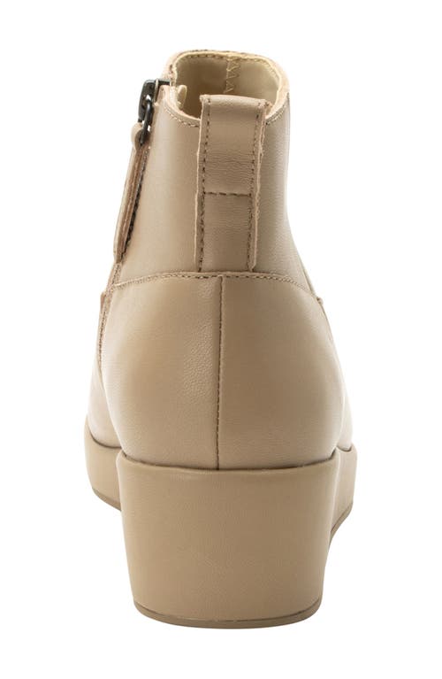 Shop Alegria By Pg Lite Hadi Platform Wedge Bootie In Beige