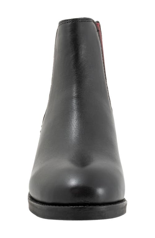 Softwalk ® Rana Chelsea Boot In Black/red