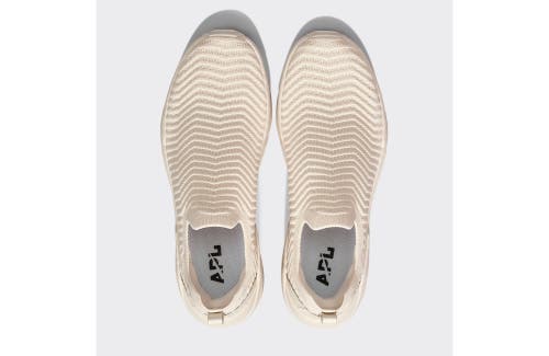 Apl Athletic Propulsion Labs Techloom Traveler Slip-ons In Greige