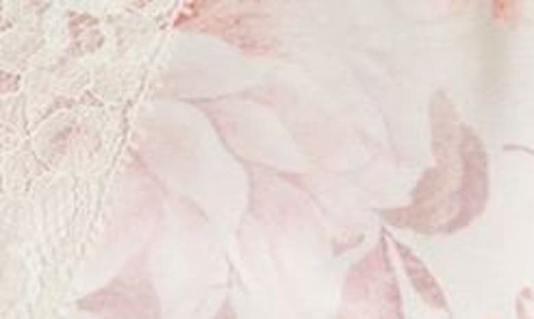 Shop Wayf Beatrix Floral Tie Front Satin Top In Vintage Floral