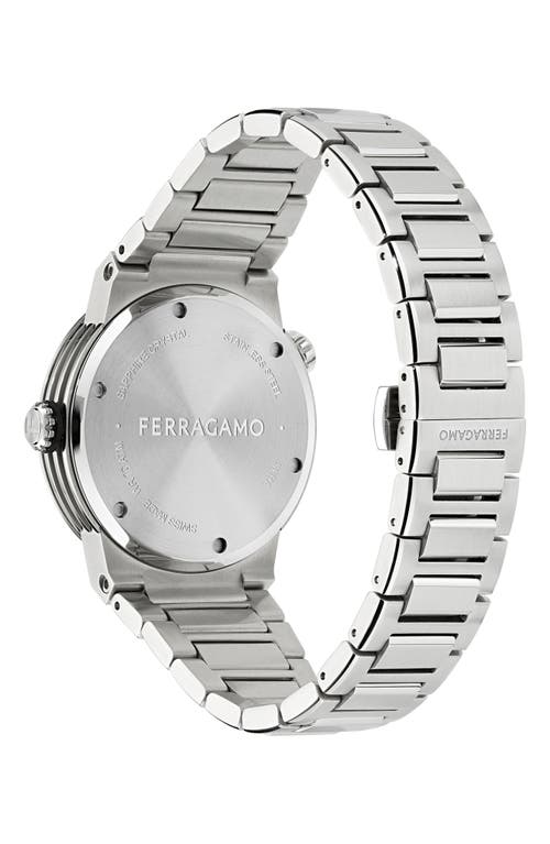 FERRAGAMO FERRAGAMO F-80 GMT WORLDTIME BRACELET WATCH, 43MM 