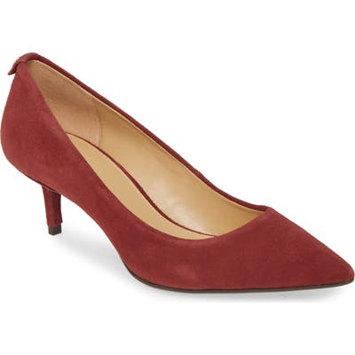 Michael Michael Kors Kitten Heel Pump- Burgundy