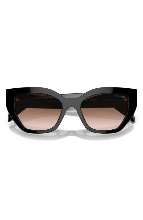 Prada Butterfly Sunglasses, 53mm In Z/dnubrown Grad