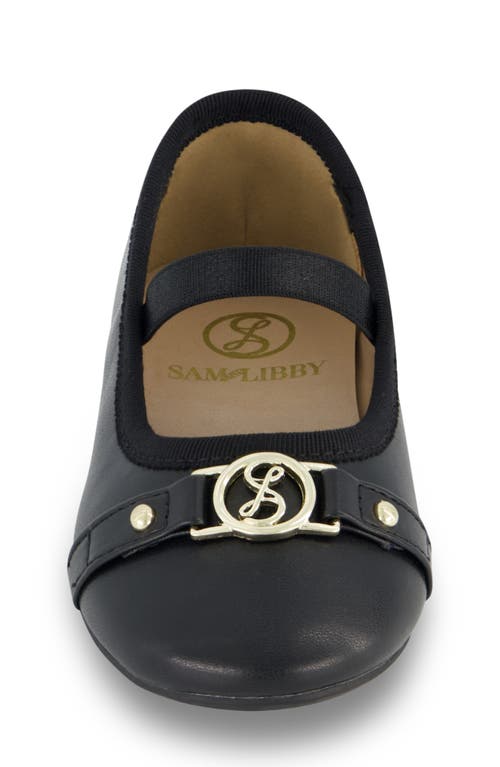 Shop Sam & Libby Kids' Candice Sadie Ballet Flat In Black