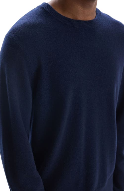Theory Hilles Cashmere Crewneck Sweater In Baltic