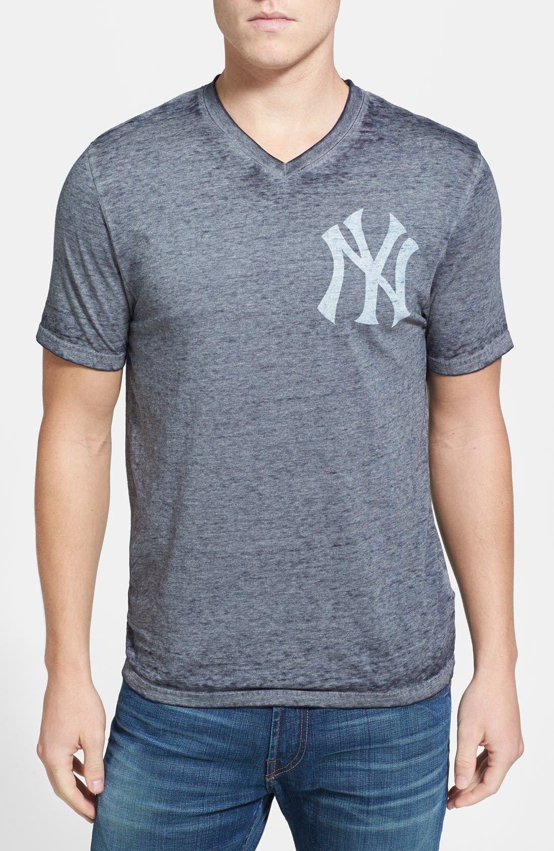 yankees v neck t shirts