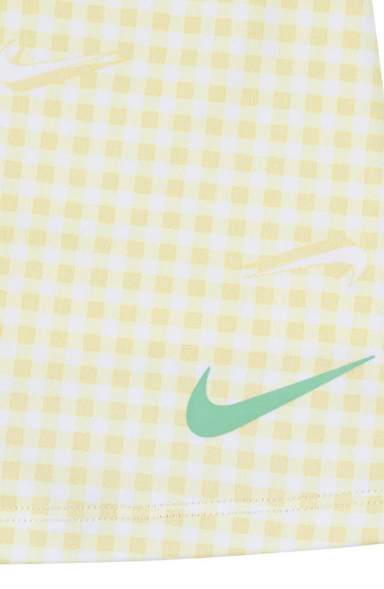 Nike Kids' Tank & Shorts Set In Citron Tint
