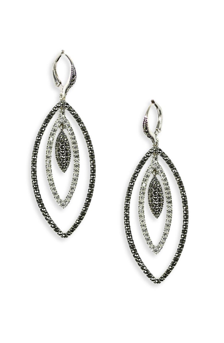 Judith Jack 'Modern' Marcasite & Crystal Drop Earrings | Nordstrom