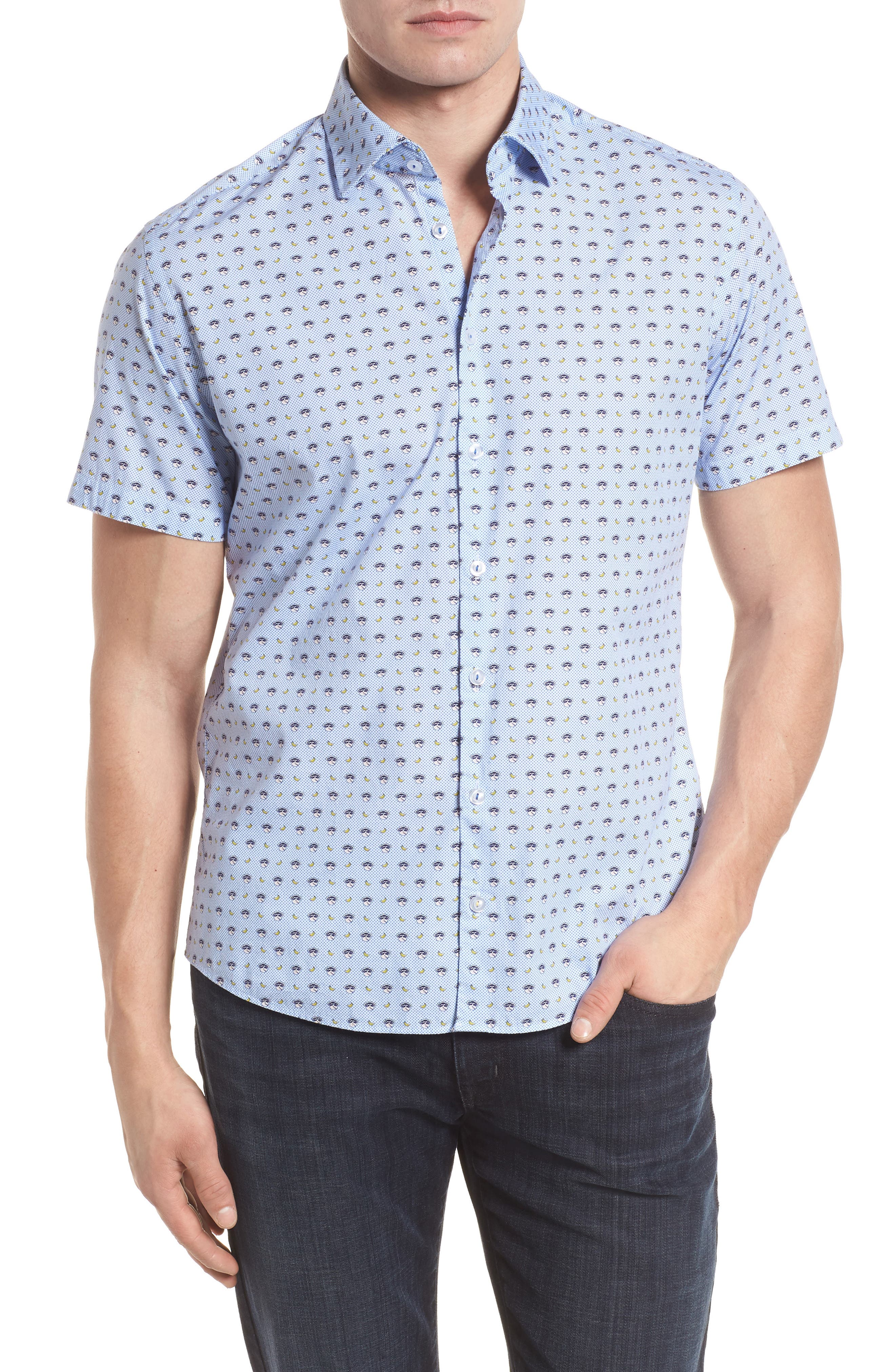 Stone Rose Mens Contemporary Fit Sportshirt
