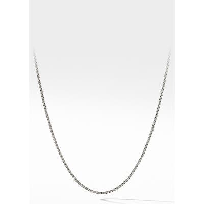 David Yurman Box Chain Necklace With 14-Karat Gold