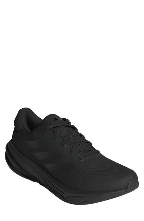 Adidas Originals Adidas Supernova Stride Running Shoe In Black/black/black