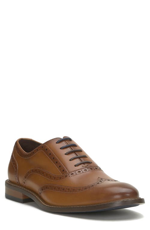 Lazzarp Leather Oxford Shoe in Cognac/Brown