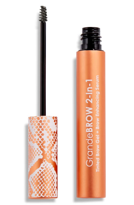 Shop Grande Cosmetics Grandebrow 2-in-1 Tinted Brow Gel + Brow Enhancing Serum In Taupe