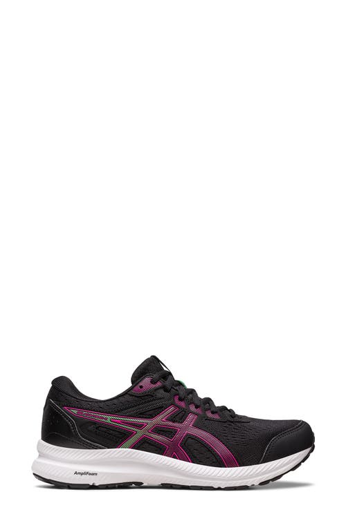 Shop Asics ® Gel-contend 8 Standard Sneaker In Black/pink Rave