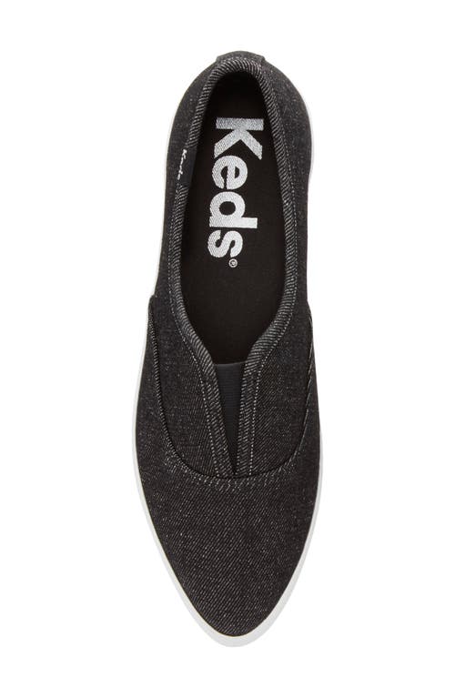 Keds ® Point Platform Slip-on Sneaker In Black