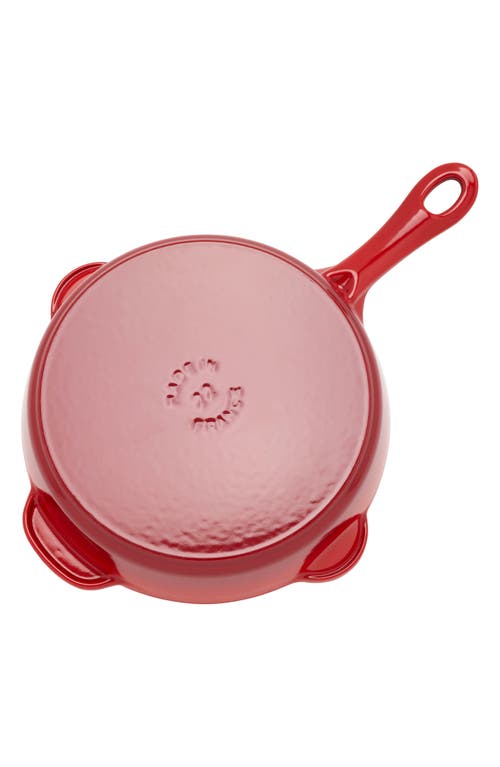 Staub Cast Iron 8.5in Cherry Traditional Deep Skillet In Cherry