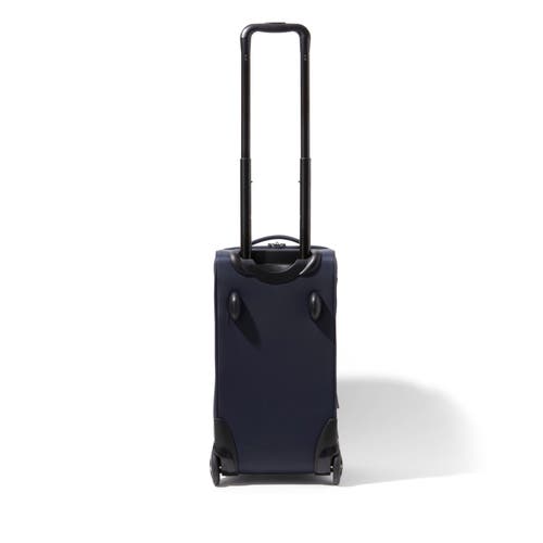 Baggallini Gramercy Wheeled Carry On Duffel Bag In French Navy