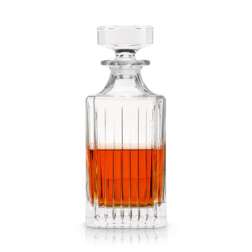 Viski Reserve Milo Crystal Liquor Decanter In Clear