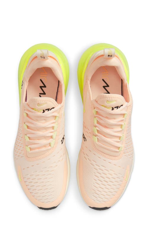 Shop Nike Air Max 270 Sneaker In Guava Ice/lime/black