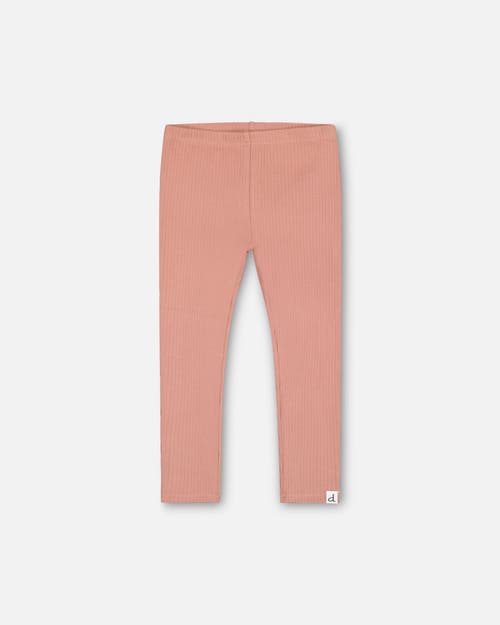 Deux Par Deux Girl's Rib Leggings Cinnamon Pink at Nordstrom