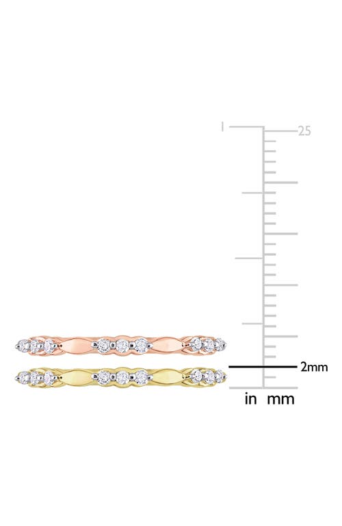 Delmar Set Of 2 Diamond Rings In Multi