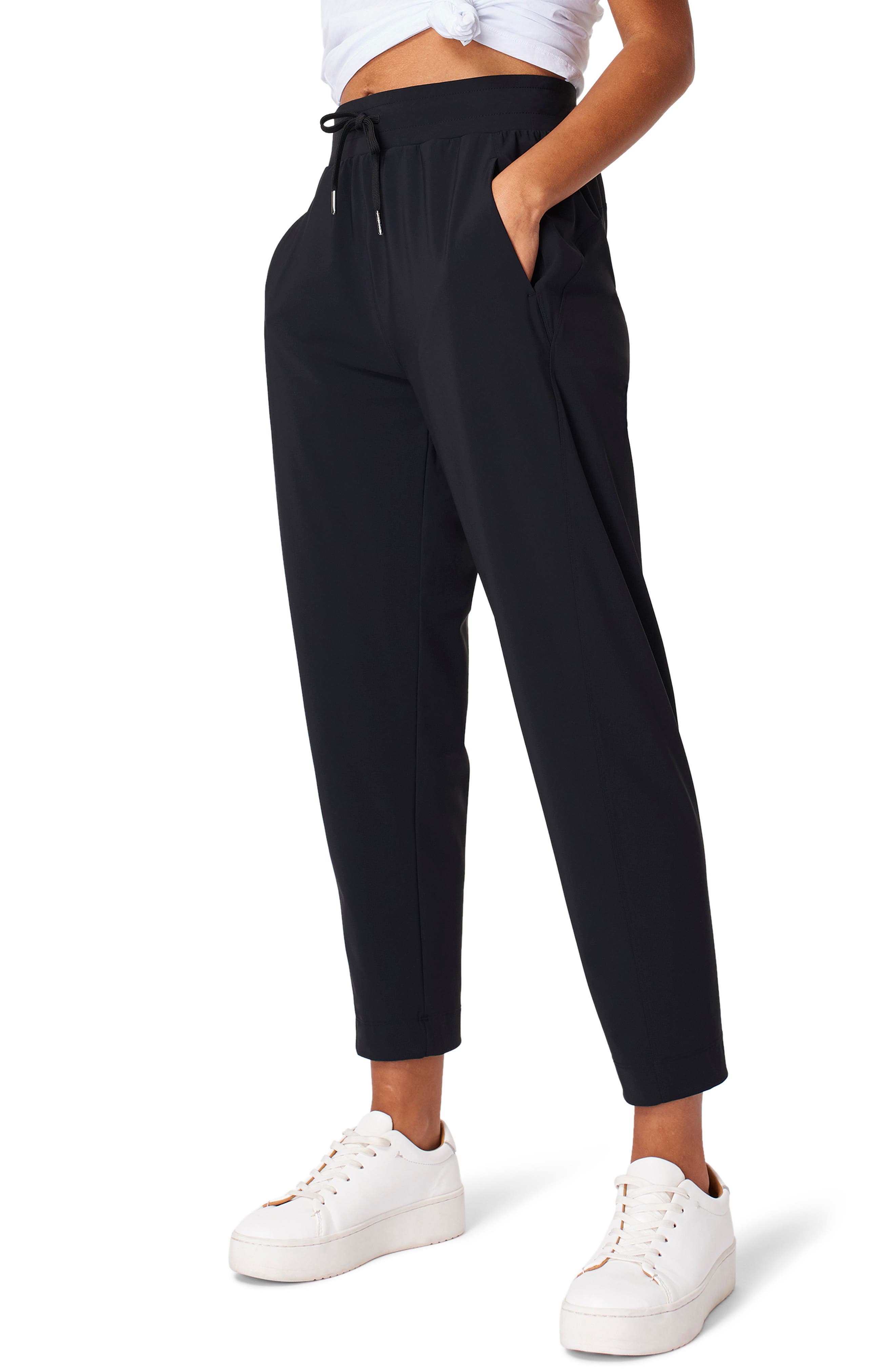 women's black jogger pants