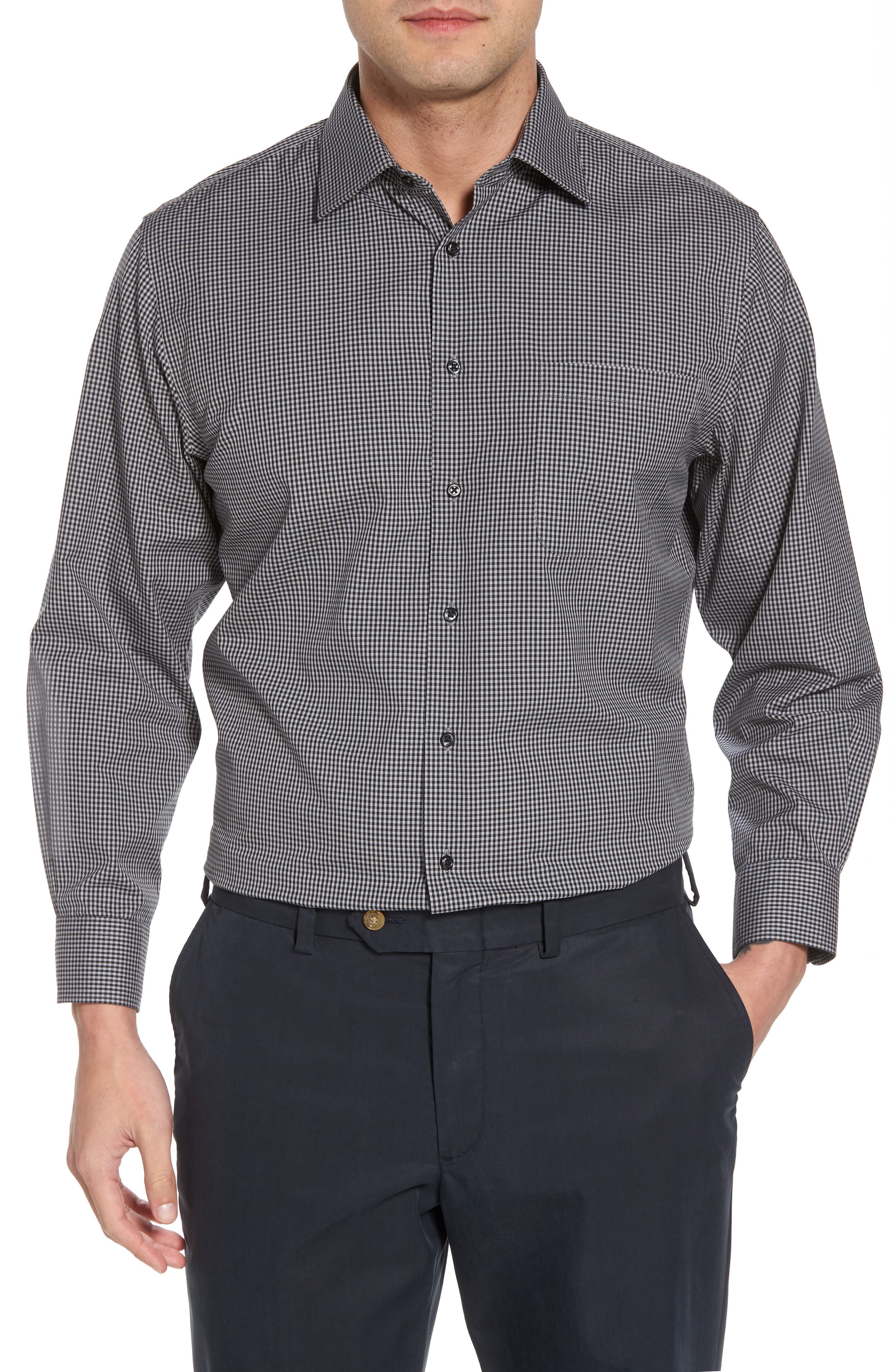 Nordstrom Men's Shop Smartcare™ Traditional Fit Check Dress Shirt