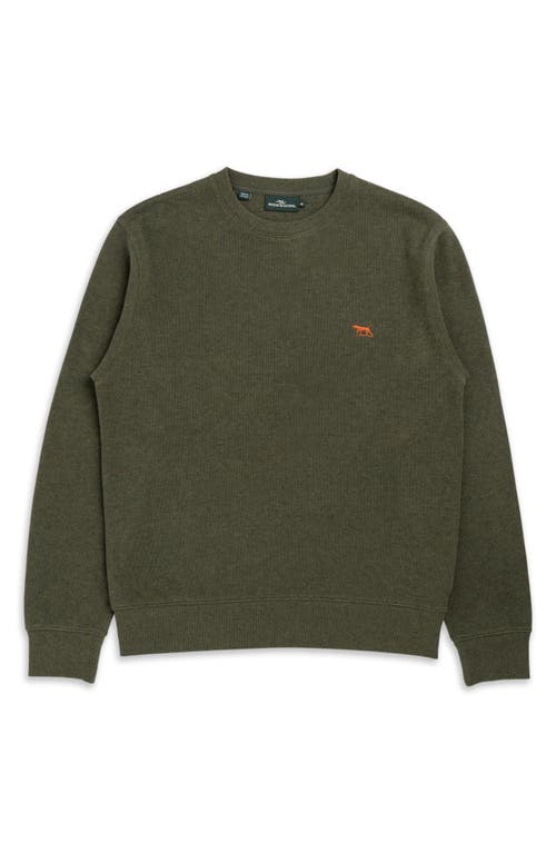 Shop Rodd & Gunn Logo Detail Sweatshirt In Seaweed